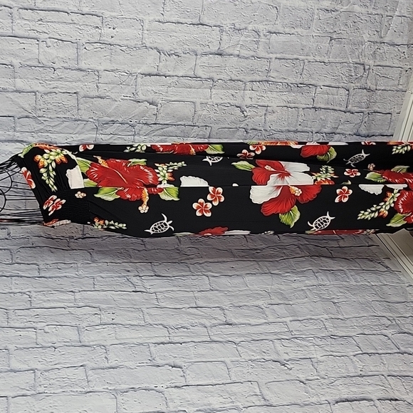 STEVEN WEAR DESIGNED BY HAWAII Tropical Floral Maxi Dress Small - Picture 7 of 11